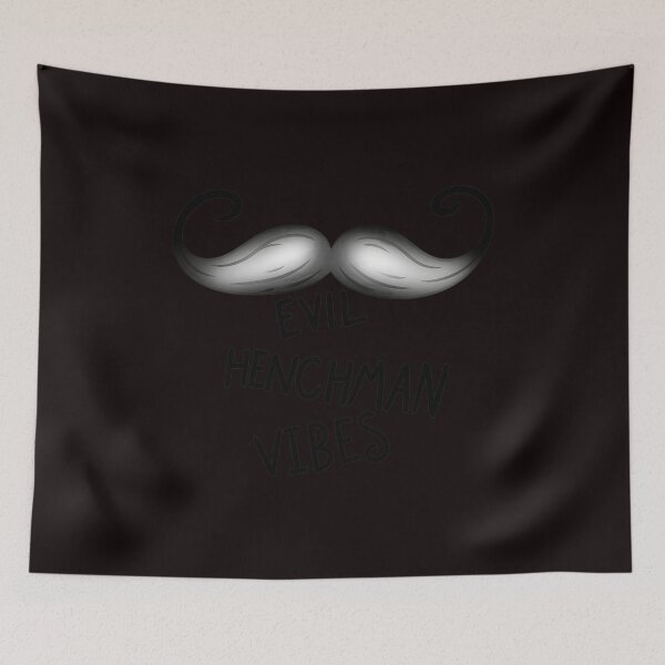 Item preview, Evil Henchman Vibes Mustache  designed and sold by Pixelonersquare.