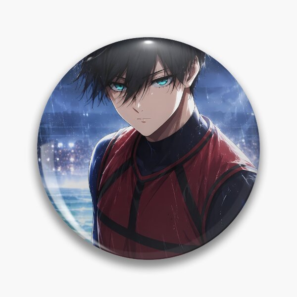 Item preview, Rin Itoshi Blue Lock Rainy Stadium Focus designed and sold by mildaclairmo.