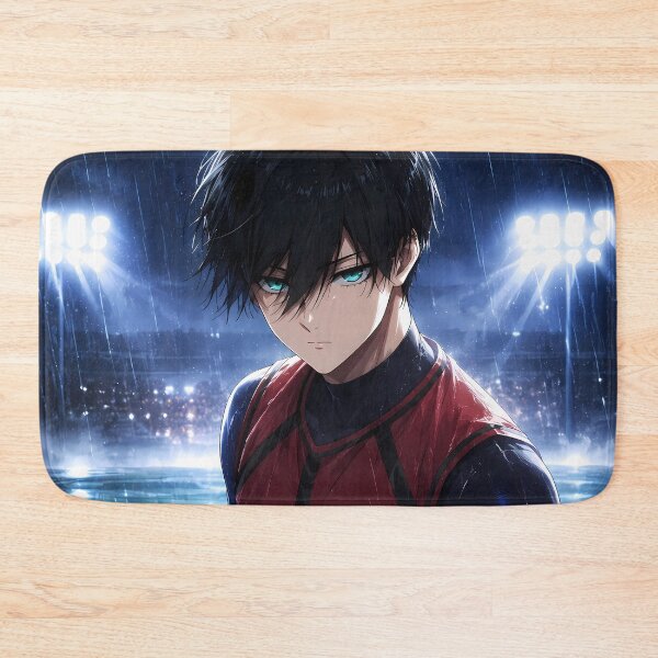 Item preview, Rin Itoshi Blue Lock Rainy Stadium Focus designed and sold by mildaclairmo.