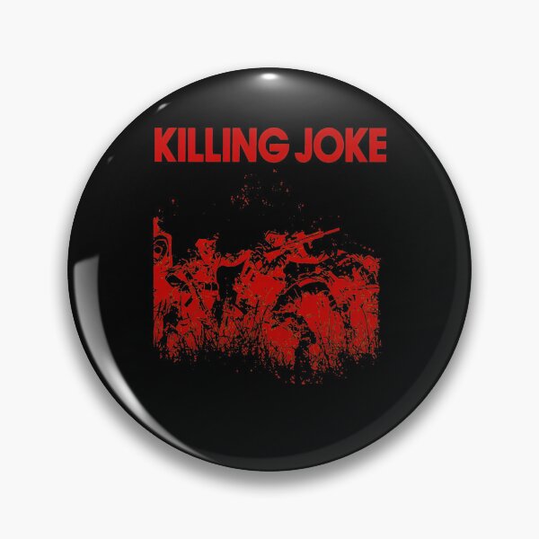 Item preview, KILLINGG JOKE Band Combat Art Red White designed and sold by ruokabbyart.