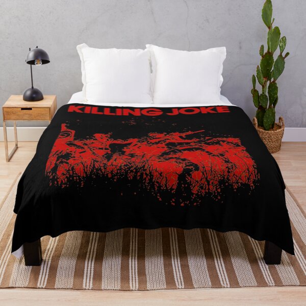 Item preview, KILLINGG JOKE Band Combat Art Red White designed and sold by ruokabbyart.