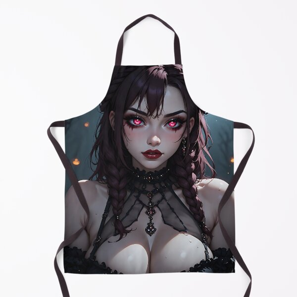 Item preview, Hot Halloween Anime Babe Goth Mommy Waifu Woman designed and sold by Your New Fixation.