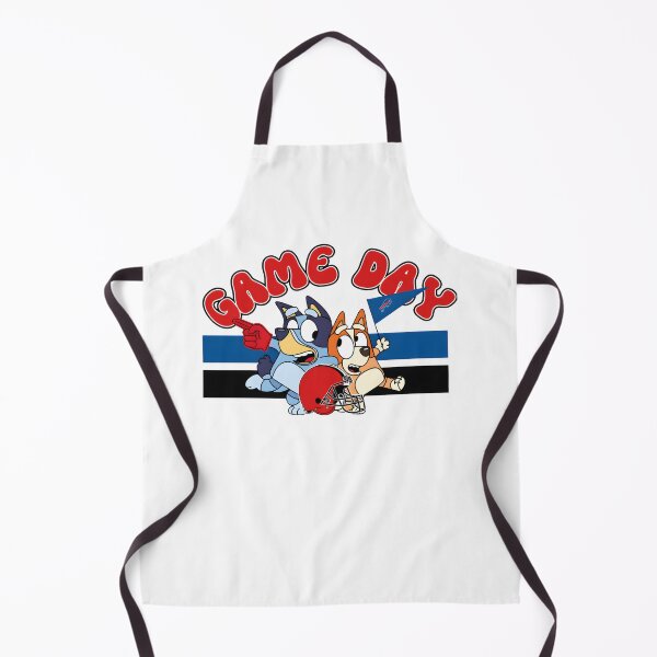 Item preview, Bluey & Bingo Game Day Football Helmet Bills Flag designed and sold by Kleinpixel.
