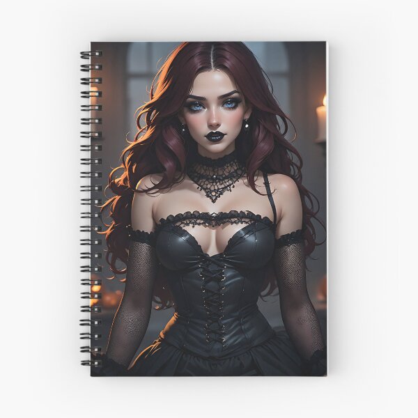 Item preview, Hot Halloween Anime Babe Goth Mommy Waifu Woman designed and sold by Your New Fixation.