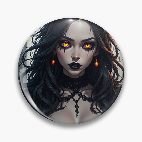 Item preview, Hot Halloween Anime Babe Goth Mommy Waifu Woman designed and sold by Your New Fixation.