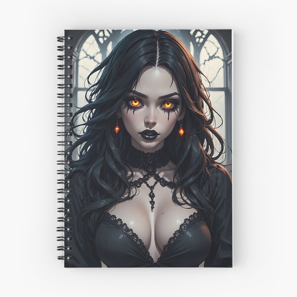 Item preview, Hot Halloween Anime Babe Goth Mommy Waifu Woman designed and sold by Your New Fixation.