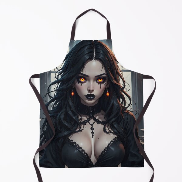Item preview, Hot Halloween Anime Babe Goth Mommy Waifu Woman designed and sold by Your New Fixation.