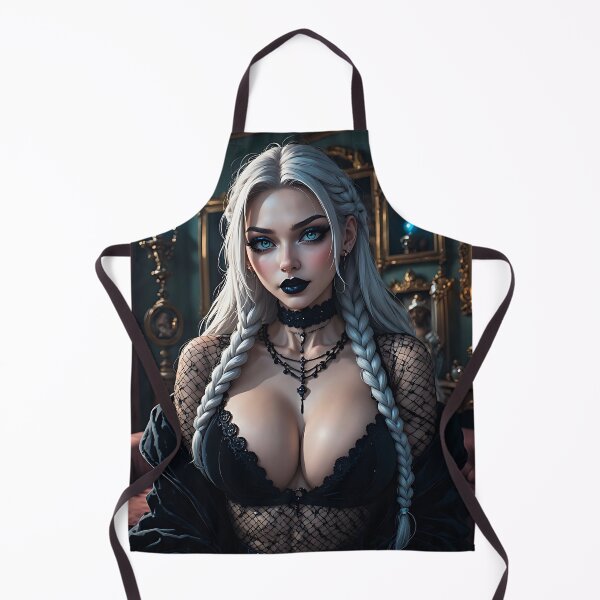 Item preview, Hot Halloween Anime Babe Goth Mommy Waifu Woman designed and sold by Your New Fixation.