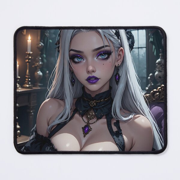 Item preview, Hot Halloween Anime Babe Goth Mommy Waifu Woman designed and sold by Your New Fixation.