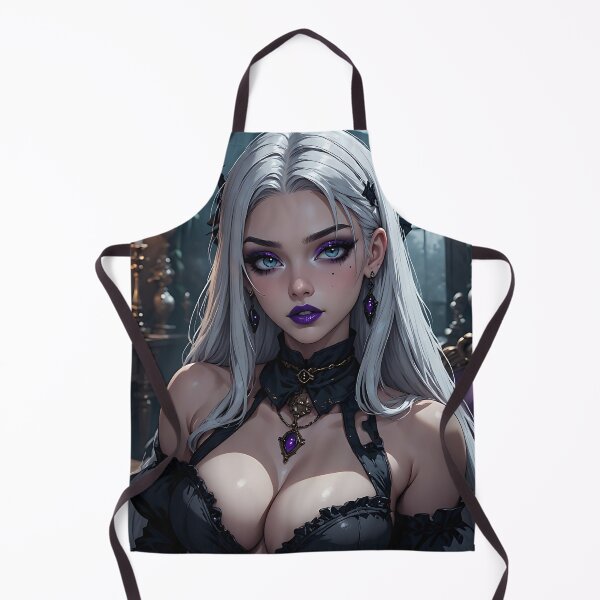 Item preview, Hot Halloween Anime Babe Goth Mommy Waifu Woman designed and sold by Your New Fixation.