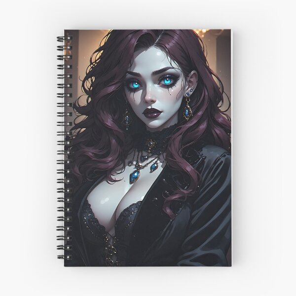 Item preview, Hot Halloween Anime Babe Goth Mommy Waifu Woman designed and sold by Your New Fixation.