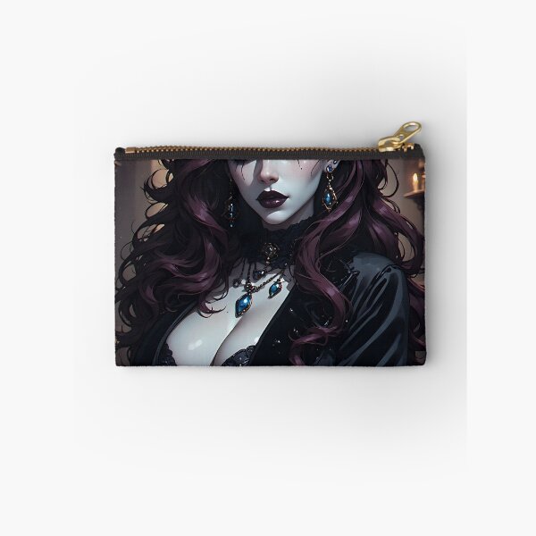Item preview, Hot Halloween Anime Babe Goth Mommy Waifu Woman designed and sold by Your New Fixation.