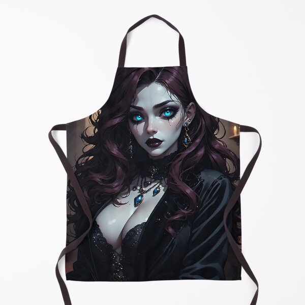 Item preview, Hot Halloween Anime Babe Goth Mommy Waifu Woman designed and sold by Your New Fixation.