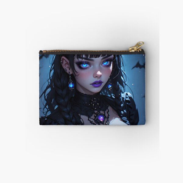 Item preview, Hot Halloween Anime Babe Goth Mommy Waifu Woman designed and sold by Your New Fixation.