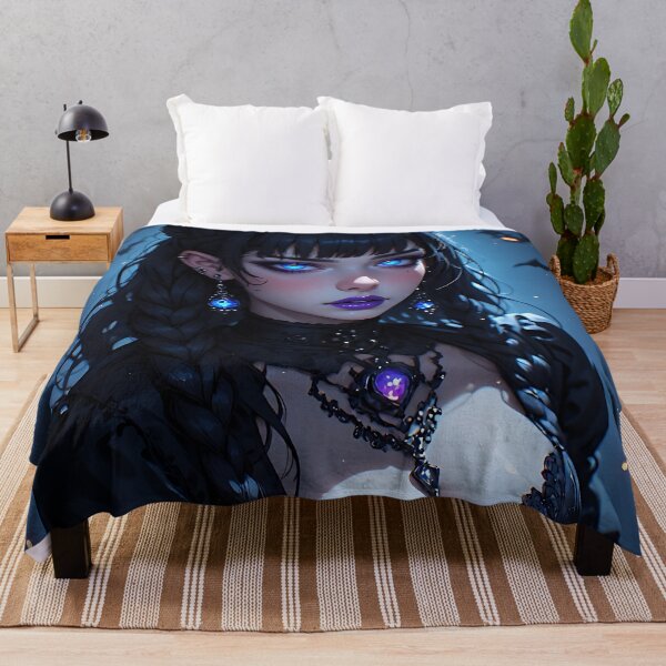 Item preview, Hot Halloween Anime Babe Goth Mommy Waifu Woman designed and sold by Your New Fixation.