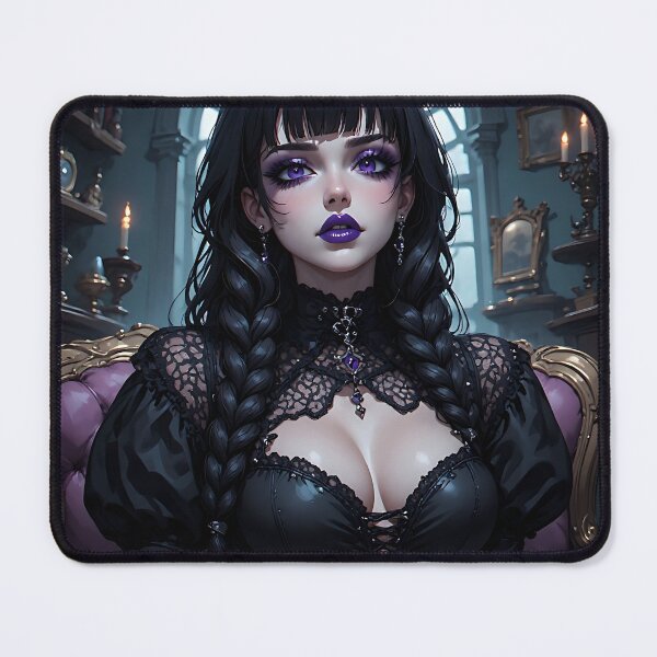 Item preview, Hot Halloween Anime Babe Goth Mommy Waifu Woman designed and sold by Your New Fixation.