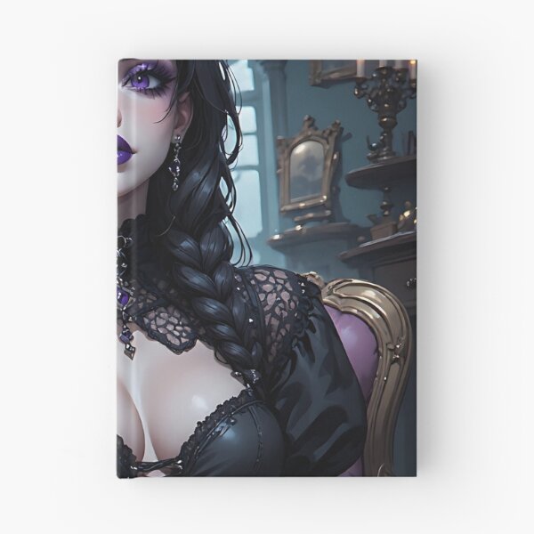 Item preview, Hot Halloween Anime Babe Goth Mommy Waifu Woman designed and sold by Your New Fixation.