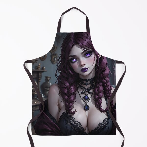 Item preview, Hot Halloween Anime Babe Goth Mommy Waifu Woman designed and sold by Your New Fixation.