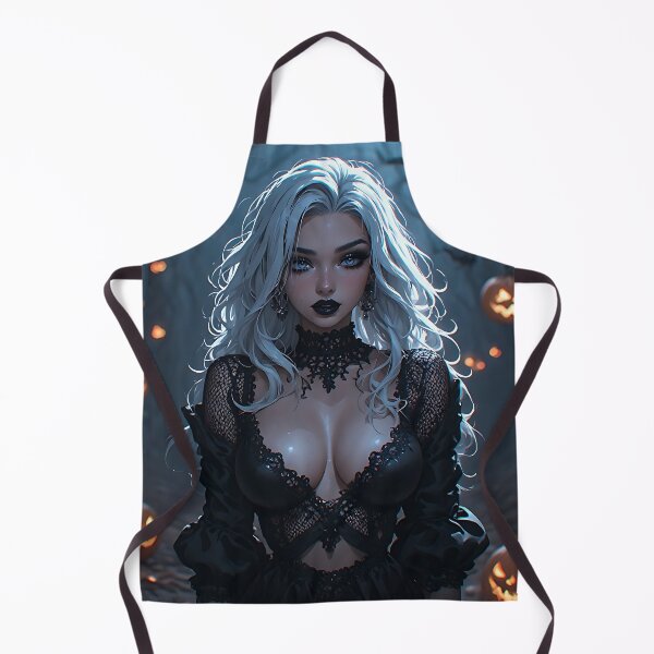 Item preview, Hot Halloween Anime Babe Goth Mommy Waifu Woman designed and sold by Your New Fixation.