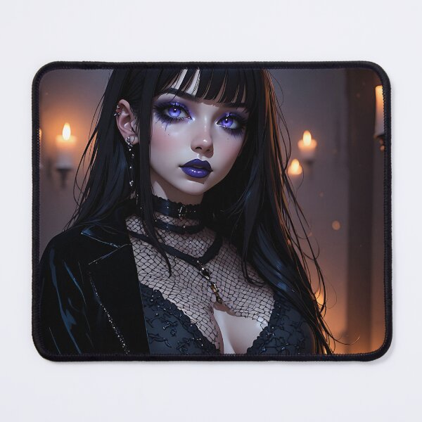Item preview, Hot Halloween Anime Babe Goth Mommy Waifu Woman designed and sold by Your New Fixation.