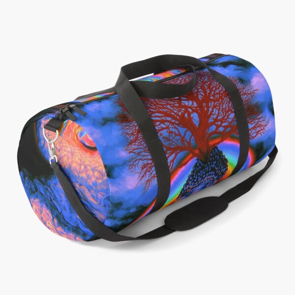 Item preview, Three Buddha Heads Rising Through A Rainbow Portal designed and sold by MongLongStudio.