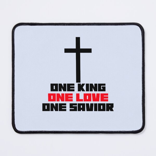 Item preview, ONE KING, ONE LOVE, ONE SAVIOR CHRISTIAN APPAREL designed and sold by VFamDesigns.