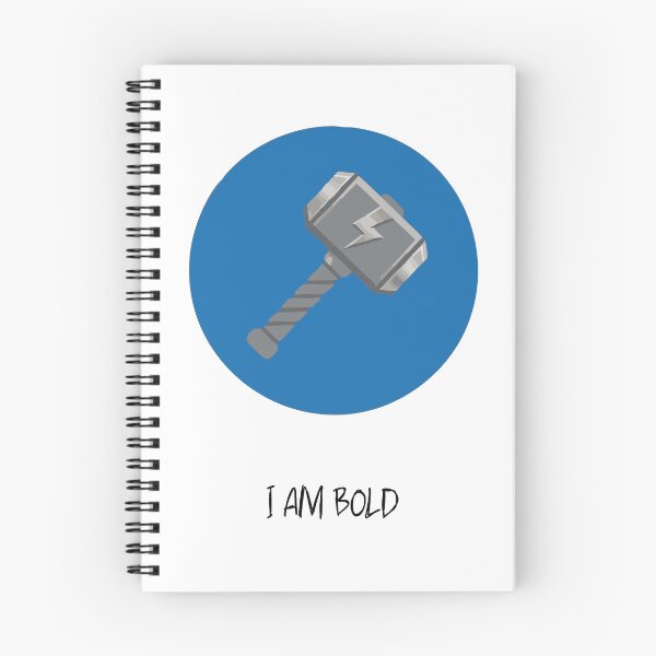 Item preview, I Am Bold – Motivational Hammer Typography | Confidence & Empowerment Design designed and sold by DVNarts.