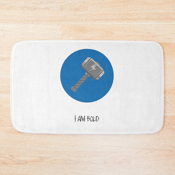 Item preview, I Am Bold – Motivational Hammer Typography | Confidence & Empowerment Design designed and sold by DVNarts.