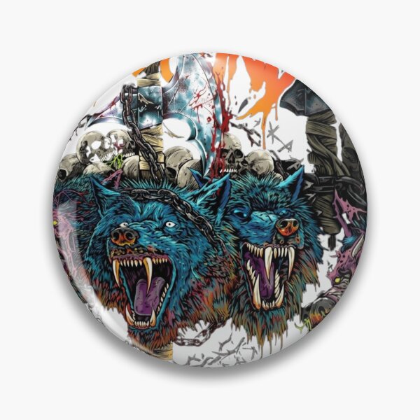 Item preview, Sinbound Deathcore Band Merch Art | Heavy Metal Wolf Graphic Tee Design designed and sold by ODELUNITY.