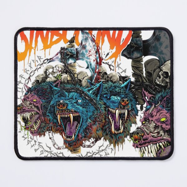 Item preview, Sinbound Deathcore Band Merch Art | Heavy Metal Wolf Graphic Tee Design designed and sold by ODELUNITY.