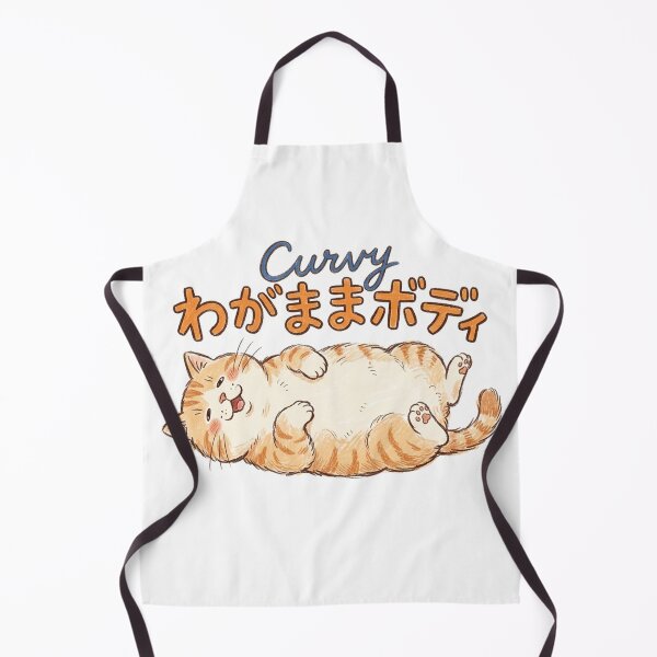 Artikelvorschau, Curvy Cat / Wagamama Body – Lustige japanische Faulpelzkatze entworfen und verkauft von nori0711.