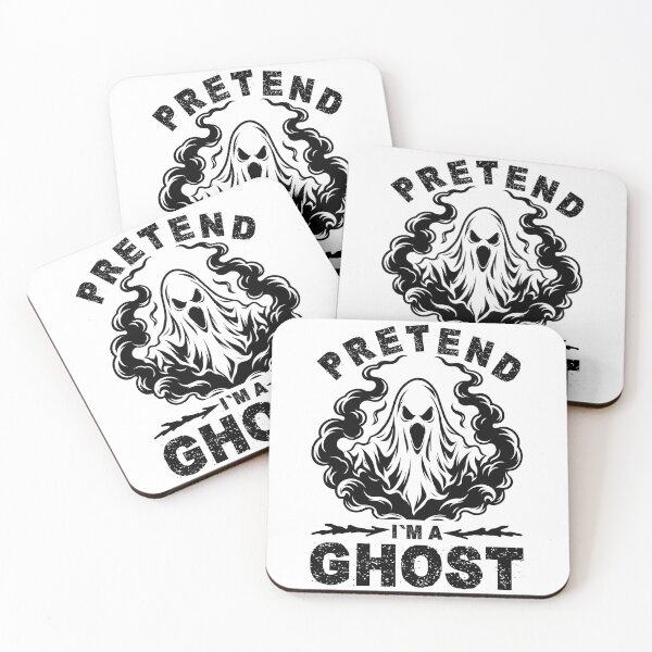 Item preview, Pretend I'm A Ghost Funny Halloween Typography | Spooky Costume Gift T-Shirt designed and sold by Teetreasure2.