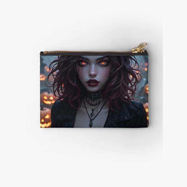 Item preview, Hot Halloween Anime Babe Goth Mommy Waifu Woman designed and sold by Your New Fixation.