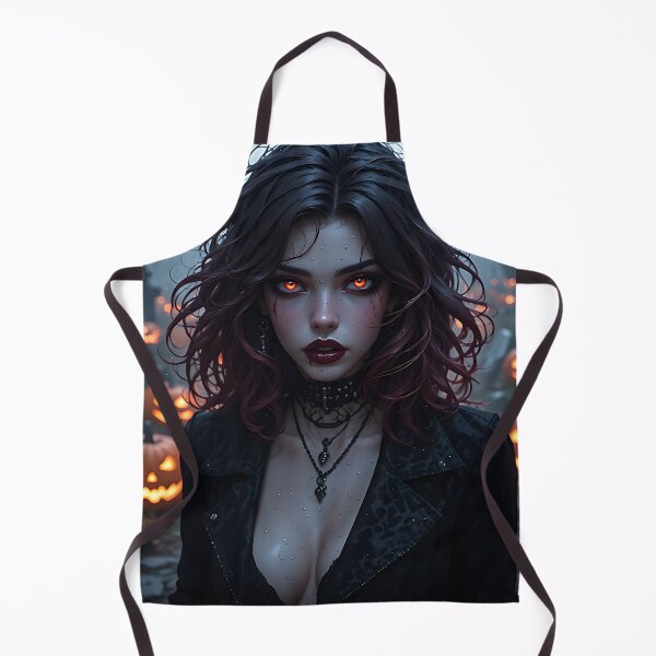 Item preview, Hot Halloween Anime Babe Goth Mommy Waifu Woman designed and sold by Your New Fixation.