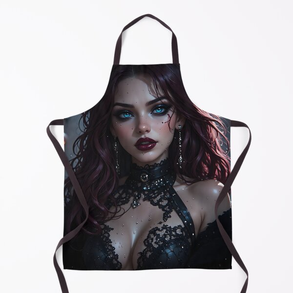 Item preview, Hot Halloween Anime Babe Goth Mommy Waifu Woman designed and sold by Your New Fixation.