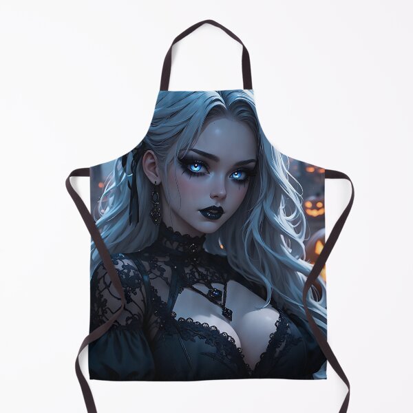 Item preview, Hot Halloween Anime Babe Goth Mommy Waifu Woman designed and sold by Your New Fixation.