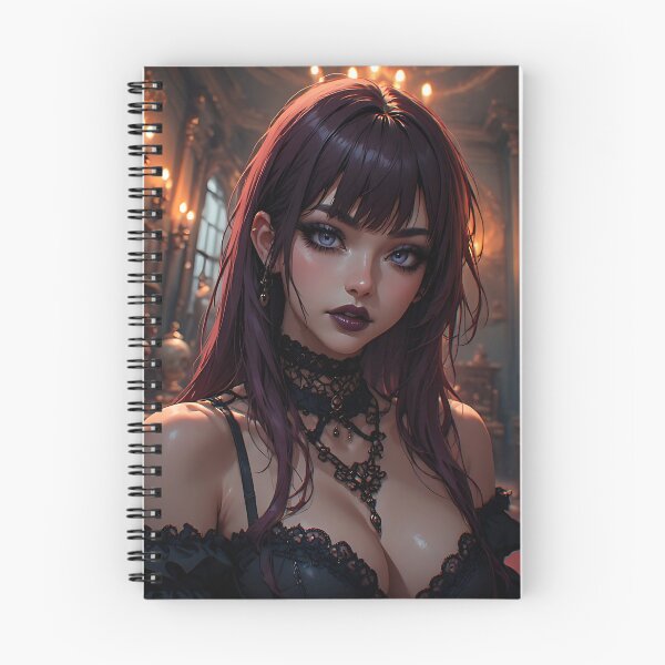 Item preview, Hot Halloween Anime Babe Goth Mommy Waifu Woman designed and sold by Your New Fixation.