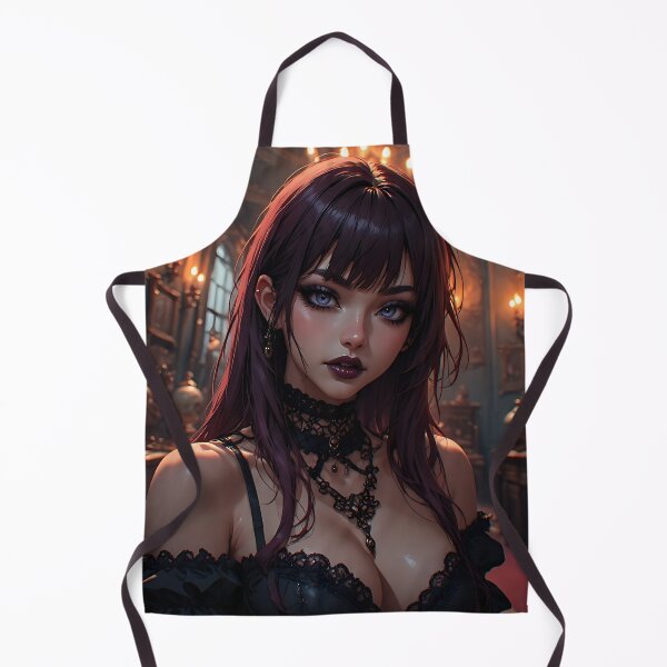 Item preview, Hot Halloween Anime Babe Goth Mommy Waifu Woman designed and sold by Your New Fixation.