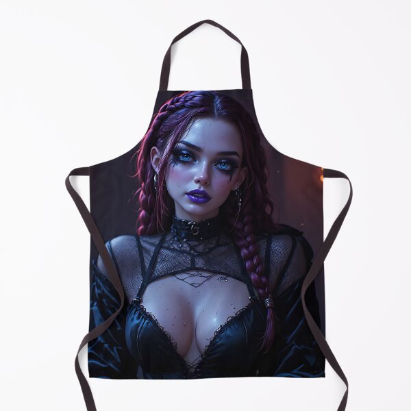 Item preview, Hot Halloween Anime Babe Goth Mommy Waifu Woman designed and sold by Your New Fixation.