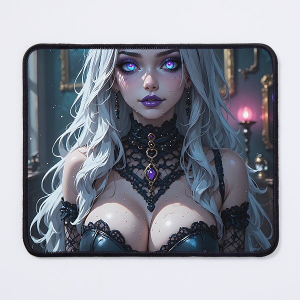Item preview, Hot Halloween Anime Babe Goth Mommy Waifu Woman designed and sold by Your New Fixation.