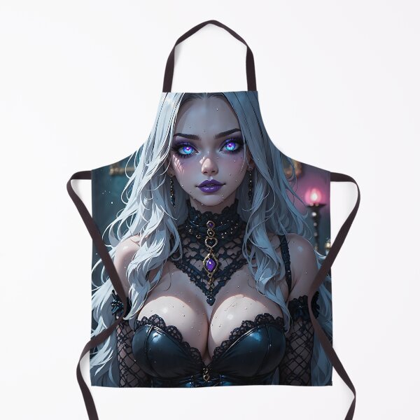 Item preview, Hot Halloween Anime Babe Goth Mommy Waifu Woman designed and sold by Your New Fixation.