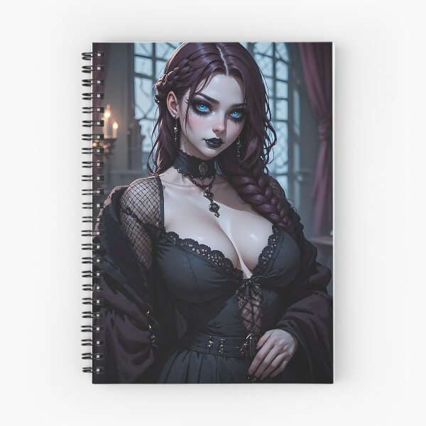 Item preview, Hot Halloween Anime Babe Goth Mommy Waifu Woman designed and sold by Your New Fixation.