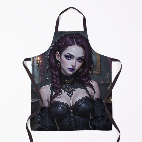 Item preview, Hot Halloween Anime Babe Goth Mommy Waifu Woman designed and sold by Your New Fixation.