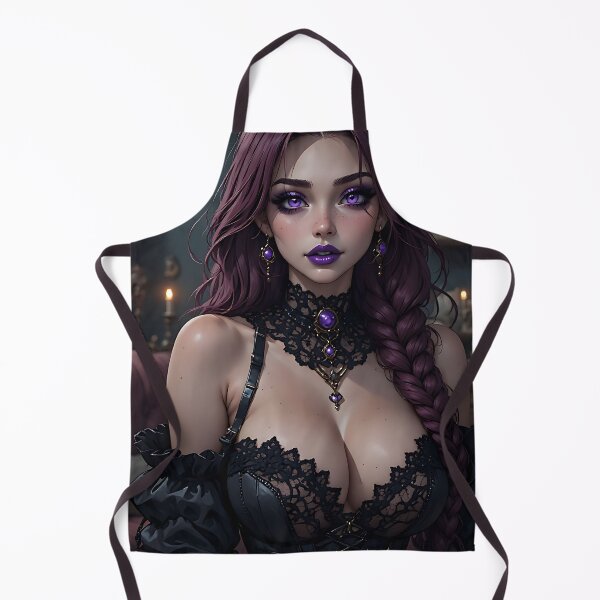 Item preview, Hot Halloween Anime Babe Goth Mommy Waifu Woman designed and sold by Your New Fixation.