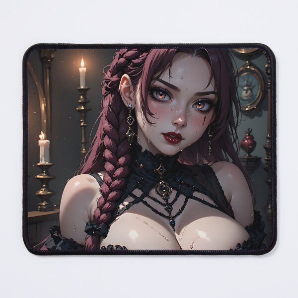 Item preview, Hot Halloween Anime Babe Goth Mommy Waifu Woman designed and sold by Your New Fixation.