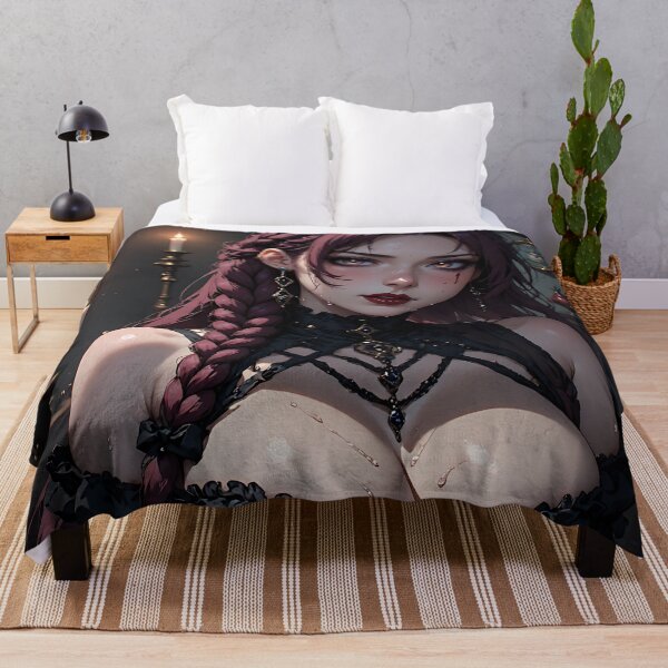 Item preview, Hot Halloween Anime Babe Goth Mommy Waifu Woman designed and sold by Your New Fixation.