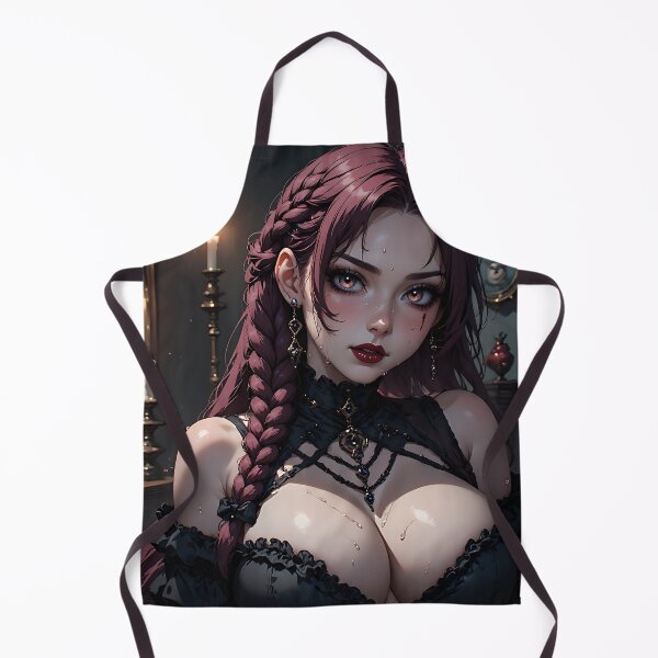 Item preview, Hot Halloween Anime Babe Goth Mommy Waifu Woman designed and sold by Your New Fixation.