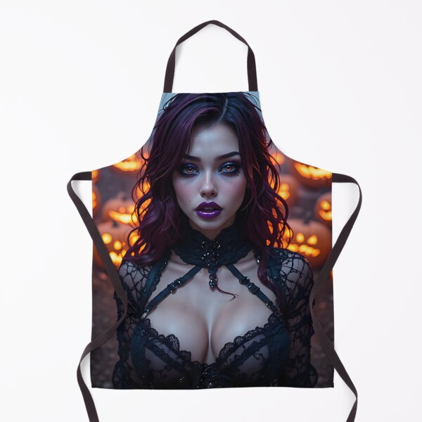 Item preview, Hot Halloween Anime Babe Goth Mommy Waifu Woman designed and sold by Your New Fixation.