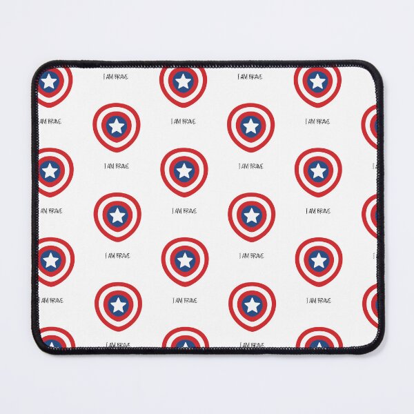 Item preview, I Am Brave – Courage & Empowerment Affirmation | Red White Blue Star Design designed and sold by DVNarts.