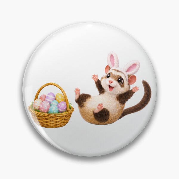 Item preview, Ferret Easter Basket Fun designed and sold by Sillytoe.